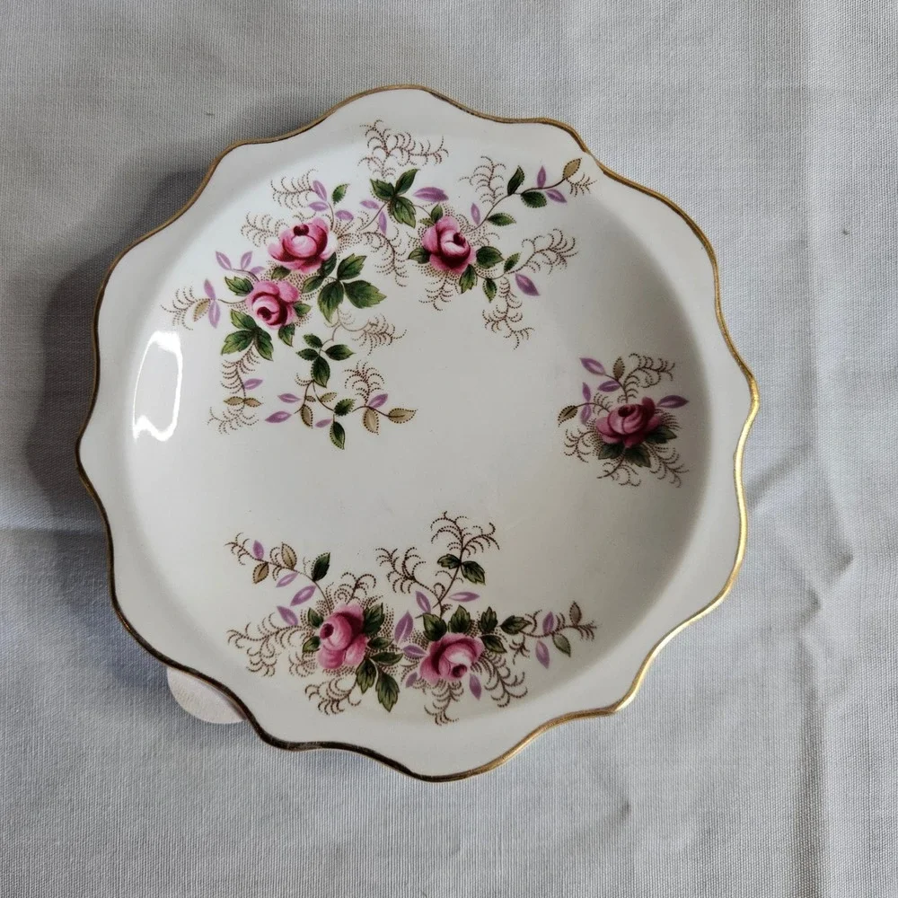 Royal Albert Bone China Lavender Rose Pattern Butter Pat 4